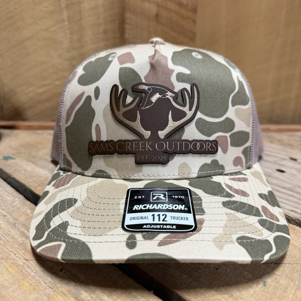 SCO Old School Richie Leather Patch Hat
