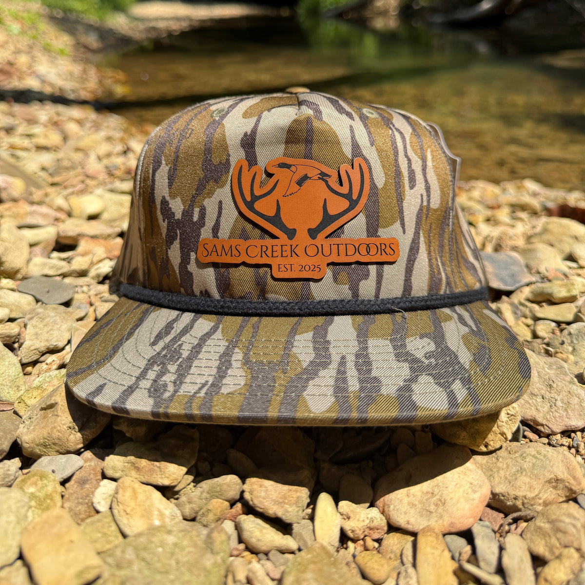 SCO Bottomland Goat Rope Leather Patch Hat